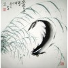 潘义民中国画【悠然自乐】（鱼）